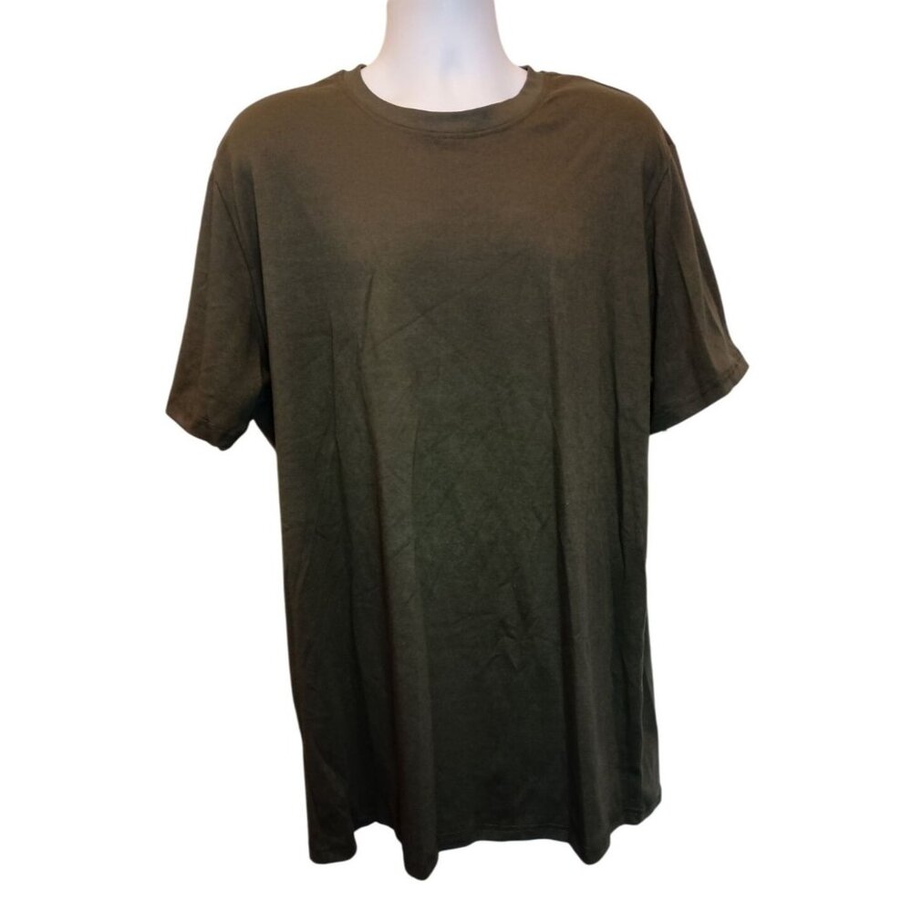 Straight Faded New York Sz. XXL-Tall Olive Green Short Sleeve T-Shirt
